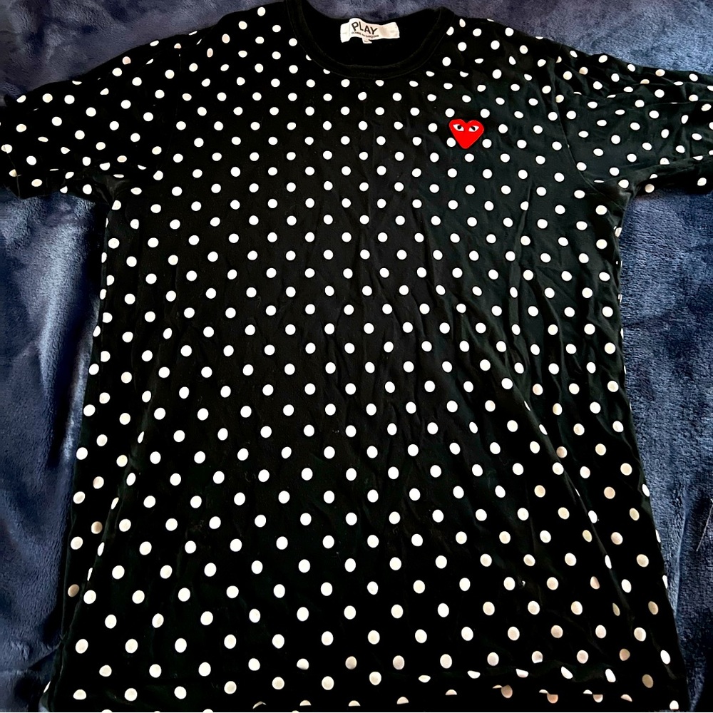 Comme des garçons polka t shirt